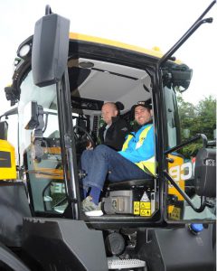 Sam's bucket-list JCB ride