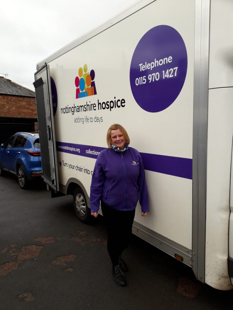 Jayne with van