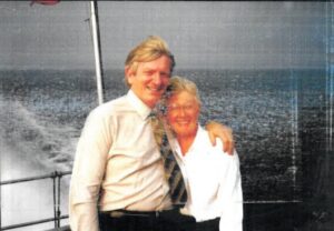 Frank and Joan on a cruise