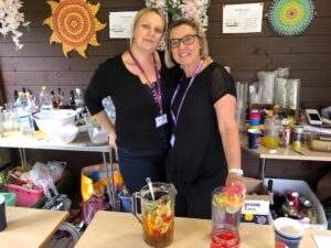 Bar at summer fair