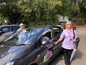 HODS team leaving on their shift