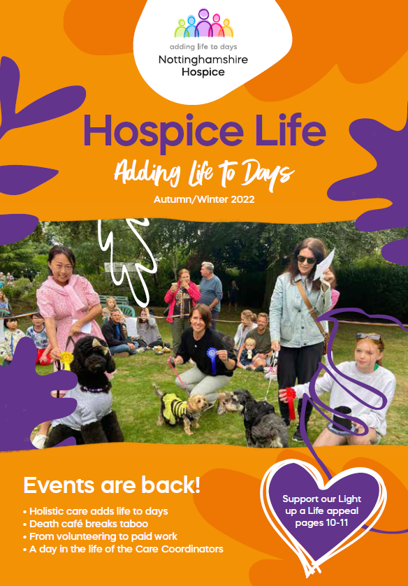 Hospice Life Autumn 22 front cover