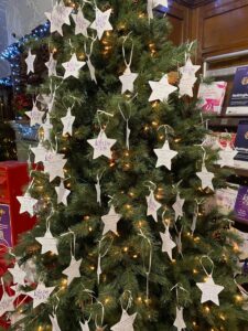 Christmas tree with dedications 