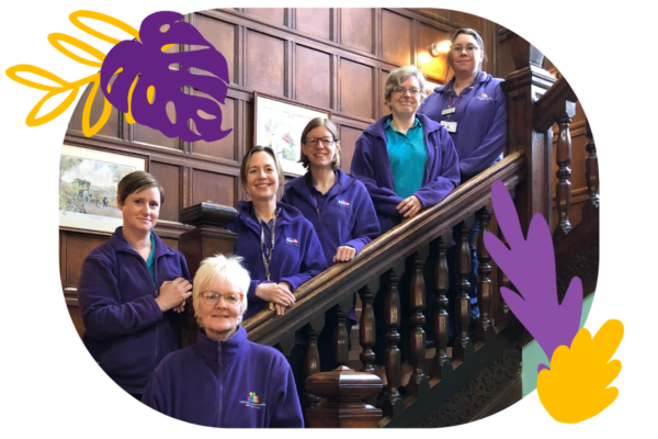 The Wellbeing Services team (from top) Registered Nurse Sarah, Massage Therapist Anna, Occupational Therapist Amy, Occupational Therapist and mindfulness teacher Anna, Physiotherapist Mel and Therapy Assistant Maggie.
