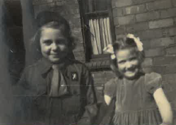 Brenda and her sister in Nottingham