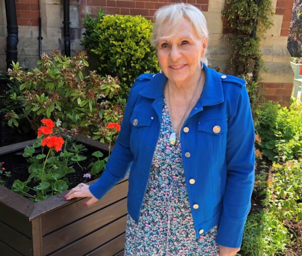 Brenda at the hospice