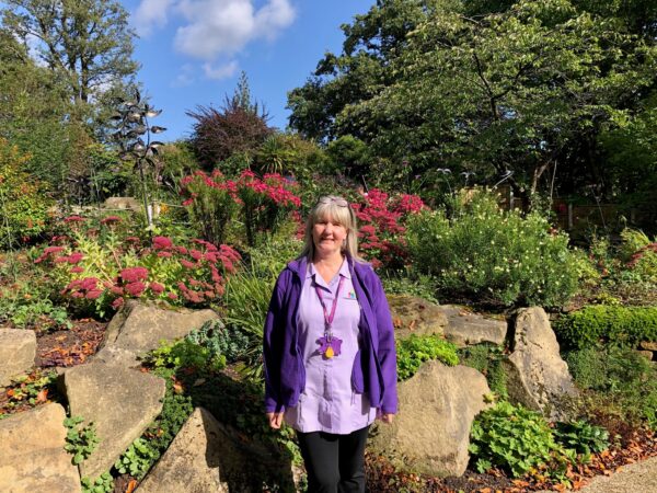 Wendy in garden