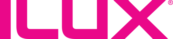 A pink logo reading "ILUX"