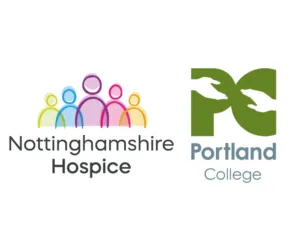 Nottinghamshire Hospice and Portland Logos